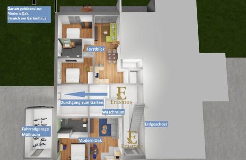 Trassem Apartamento | Erasmus Lodge - Ferienwohnungen zum Wohlfühlen