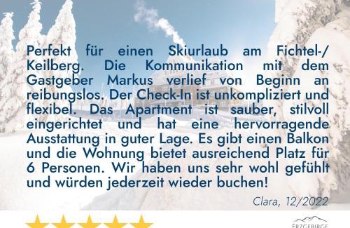 Oberwiesenthal Apartamento | Erzgebirge Suite Bergruhe