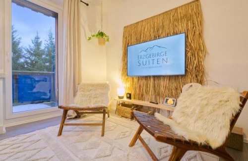 Oberwiesenthal Apartamento | Erzgebirge Suite Bergruhe