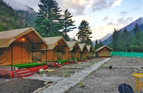 Rakchham Otro | Escape Adventure Camps By Escape Stays, Luxury Swiss Camps by Glacier water Stream, Complimentary Bonfire, Travelers Award winner from Last 4 Years