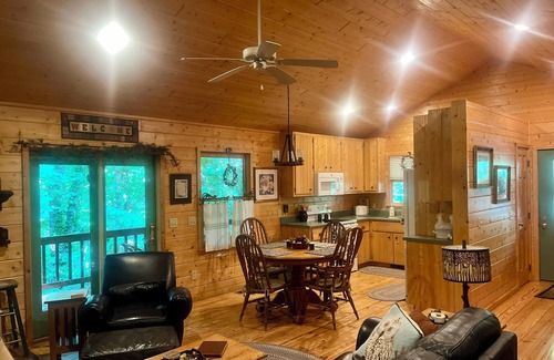 Blairsville Cabina | Escape to the Beautiful Cool Mountains of North Ga Beautifully decorated