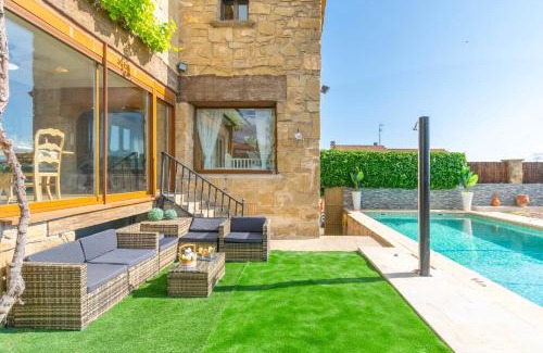 Anorbe Chalet De Esquí | Espectacular casa rural con piscina y barbacoa