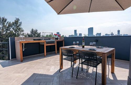 Santa María la Ribera Apartamento | Espectacular departamento con terraza en CDMX