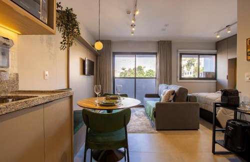 Vila Mariana Apartamento | Essence Studio Vila Mariana Ar, Wi-Fi e Metrô Vila Mariana