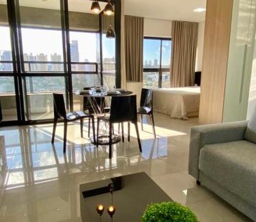 Jardim dos Estados Apartamento | Estúdio Completo com Linda Vista no Ed. Vertigo