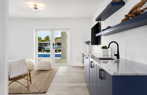 Venetian Shores Casa | Estate Home with Private Beach, Dock & Bay/Ocean Access