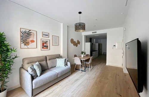Perchel Sur Apartamento | Estudio con cama doble - Picú Home
