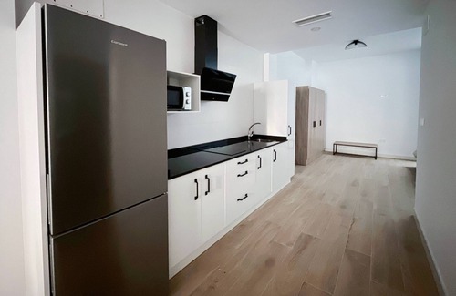 Perchel Sur Apartamento | Estudio con cama doble - Picú Home
