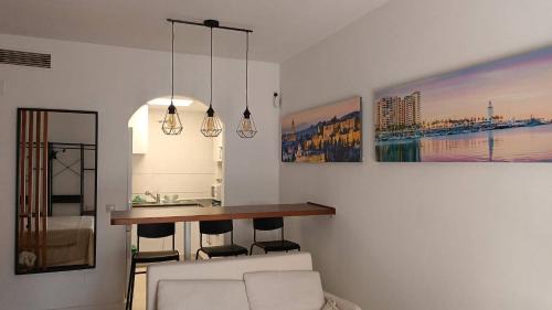 El Molinillo Apartamento | Estudio Centro Málaga Terraza y Barbacoa