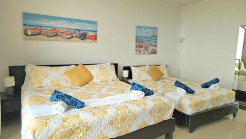 Playa Blanca Apartamento | Estudio Espacioso con Vista al Mar