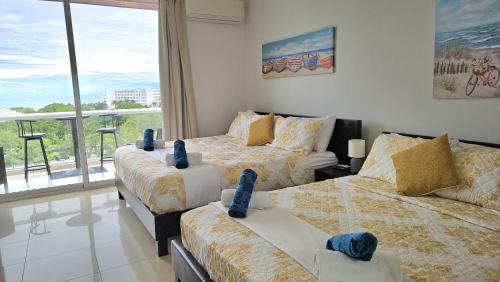 Playa Blanca Apartamento | Estudio Espacioso con Vista al Mar