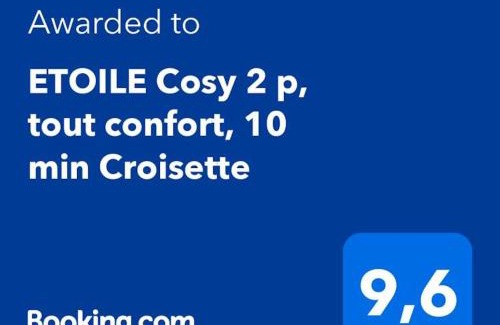 Carnot Apartamento | ETOILE Cosy 2 p, tout confort, 10 min Croisette
