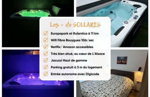 Friesenheim Casa | Europapark à 11km Suite Lune avec Jacuzzi