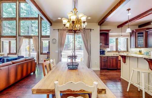 North Upper Truckee Casa | European-Style Washoe Meadows Estate | Sauna, Smart TVs, Playground & Grill