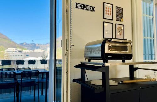 Brunnen Apartamento | EVA o Wellnessoasis o Montainview o Pizzaoven o