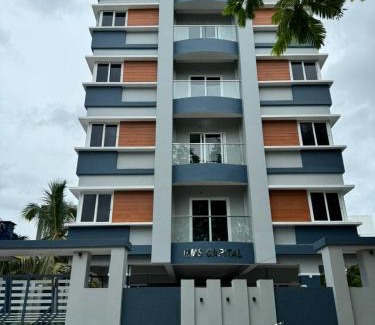 Serilingampally Apartamento | Evara Urban Oasis - Luxury 3BHK Apt near AIG Hospital