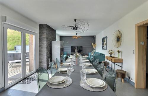 Fresse-sur-Moselle Casa | Evasion 4 étoiles Spa privé aux Libellules 12 pers Montagne Vosges