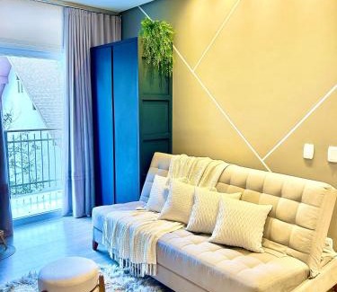Carniel Apartamento | Excelente Apto com lareira e piscina aquecida