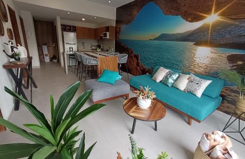 Bucerías Apartamento | Excelente ubicación con roof garden y alberca