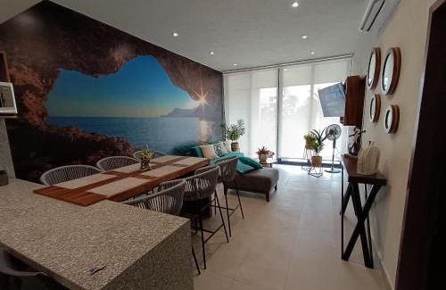 Bucerías Apartamento | Excelente ubicación con roof garden y alberca