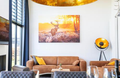 Hulshorst Casa | Excellent Cube mit Dachterrasse Meerblick und Strand