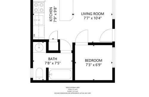 Rockaway Beach Condominio | Excellent Location, *Pet Friendly*, 2 Blocks From Beach, Kitchen, WiFi, Community BBQ, Unit 7