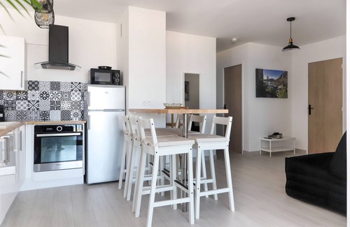 Vielle-Chapelle Apartamento | EXCEPTIONAL SEA VIEW POINTE ROUGE 60 M2