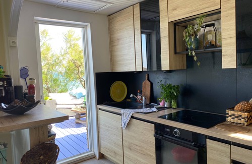 Beziers Chalet De Esquí | Exceptional, set on the beach with direct access, atypical chalet with all comforts,