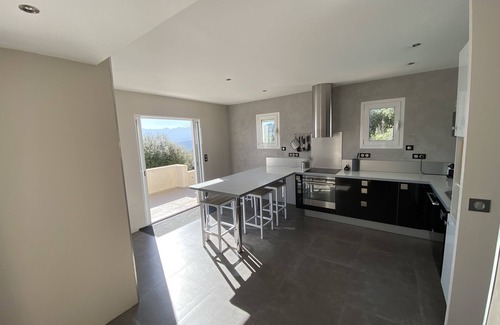 Monticello Villa | Vista excepcional, en Monticello, a 10 minutos de Ile Rousse, casa con aire acondicionado y piscina