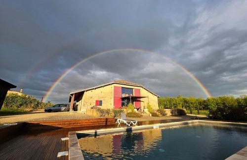 Villebramar Casa | exceptionnel loft style industriel tout équipé 15 personnes avec piscine et jacuzzi