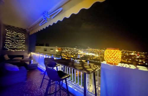 Le Piol Apartamento | Exceptionnelle vue mer et Nice, Appart 2 Chambres Standing, Terrasses, Garage