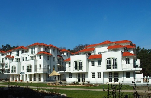 Ostseebad Baabe Apartamento | Excl. Apartamento-vista directa al mar-ambiente de chimenea-WLAN, SAUNA, PISCINA + TG sin cargo