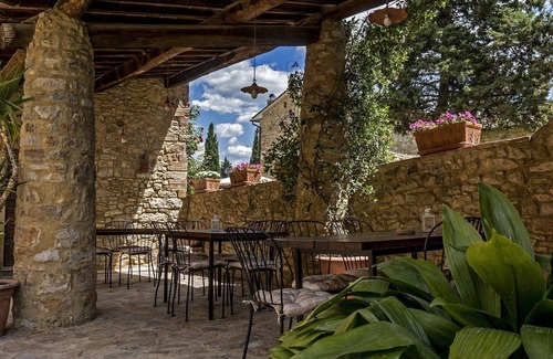 Castellina in Chianti Apartamento | Lugar exclusivo del jardín, vista y ambiente