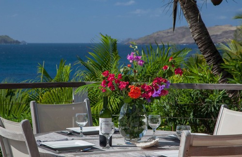 Pointe Milou Villa | Exclusivo Pointe Milou villa con gran piscina privada y Sunset Ocean View