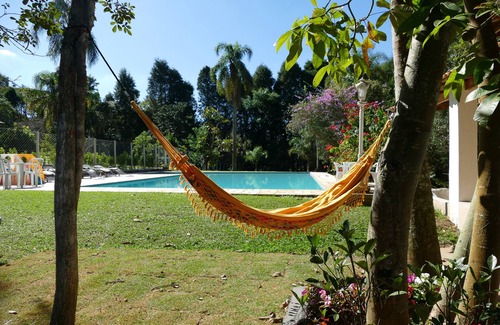 Ibiuna Casa | Exclusive Top Swimming Pool of the Residence Conforto Lazer 24h Security.