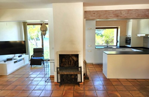 Pedreguer Villa | Villa exclusiva en La Sella Resort con vistas a la montaña, al mar, piscina, Wi-Fi, A/C y jardín