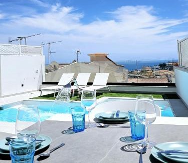 Arguineguin Villa | Exclusive villa with heated saltwater pool, roof terrace with beautiful views in Mogán