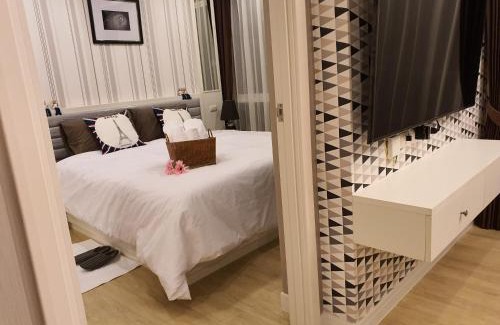 Saen Suk Apartamento | Execlusive Seaview 1 bedroom suite with toproof pool at The Patio Bangsaen