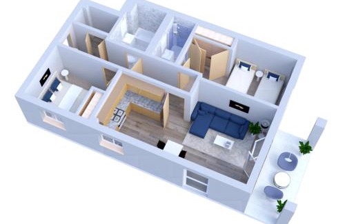 Milton Keynes Apartamento | Executive Oakgrove Apartment by PAY AS U STAY