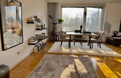 Golzheim Apartamento | Exklusiver Rheinblick Messe Parken Luxus 10 Personen