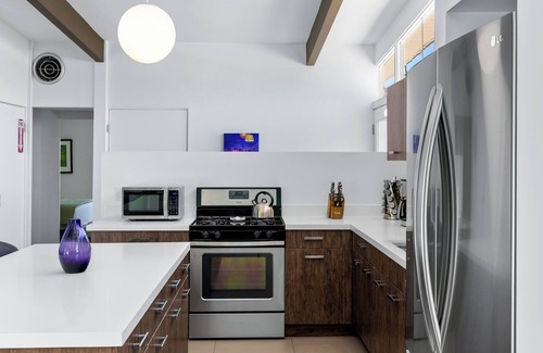 Racquet Club Estates Casa | Exotic Tropics - Mid-Century Oasis w/Pool & Casita