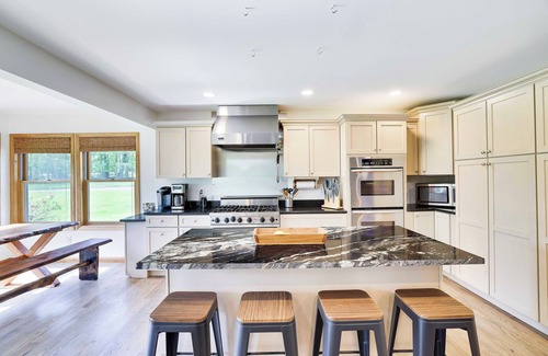 Lakeville Casa | Expansive Evergreen Estate by Lake Wallenpaupack-12BD 7BA- 2 Pools- Sauna& Spa