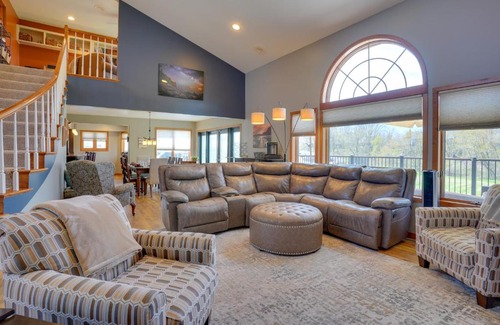 Shakopee Casa | Expansive Retreat on 5 Acres in Shakopee!