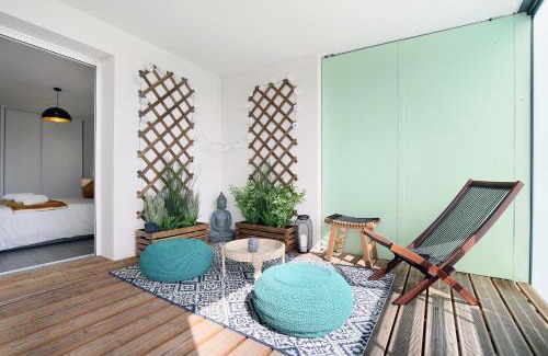 Fontaine Lestang-Bagatelle-Papus-Tabar-Bordelongue Apartamento | expat renting - Le Mosaïque - Patte d'Oie - Parking