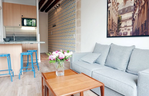 Latin Apartamento | Exquisitos 2 dormitorios apt en el centro del Barrio Latino: mejor oferta para 6