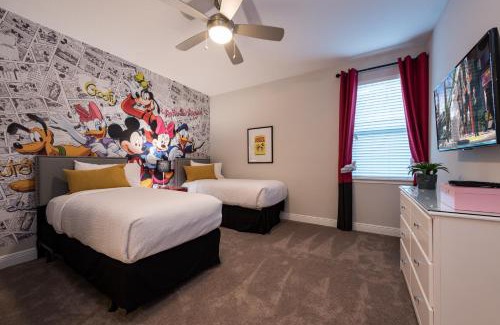 West Kissimmee Casa | Exquisite Home With Theater, Themed Rooms Near Disney With Waterpark & Resort Access At Encore Resort- 7664Ff