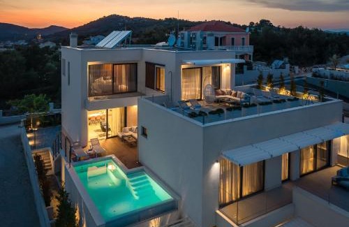 Jezera Villa | Exquisite Murter Villa Villa Luxor 4 Bedrooms Heated Pool & Spa & Gym Jezera