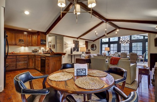 Cashiers Casa | Exquisite Stone Cottage 1/2 mile from Crossroads with View of LIttle Sheepcliff