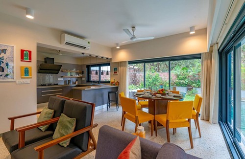 Vagator Villa | Ezra - 4bhk w Private Pool in Vagator nr Thalassa