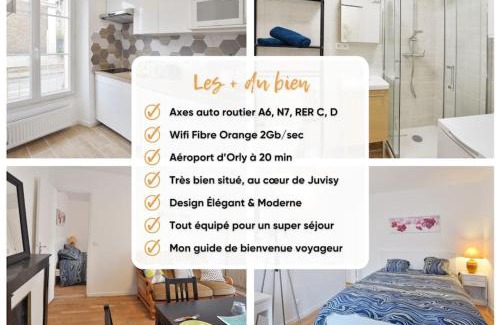 Juvisy-sur-Orge Apartamento | F2 proche gare - 5min RER Orly 15min